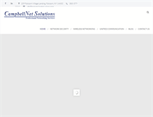 Tablet Screenshot of campbellnetsolutions.com